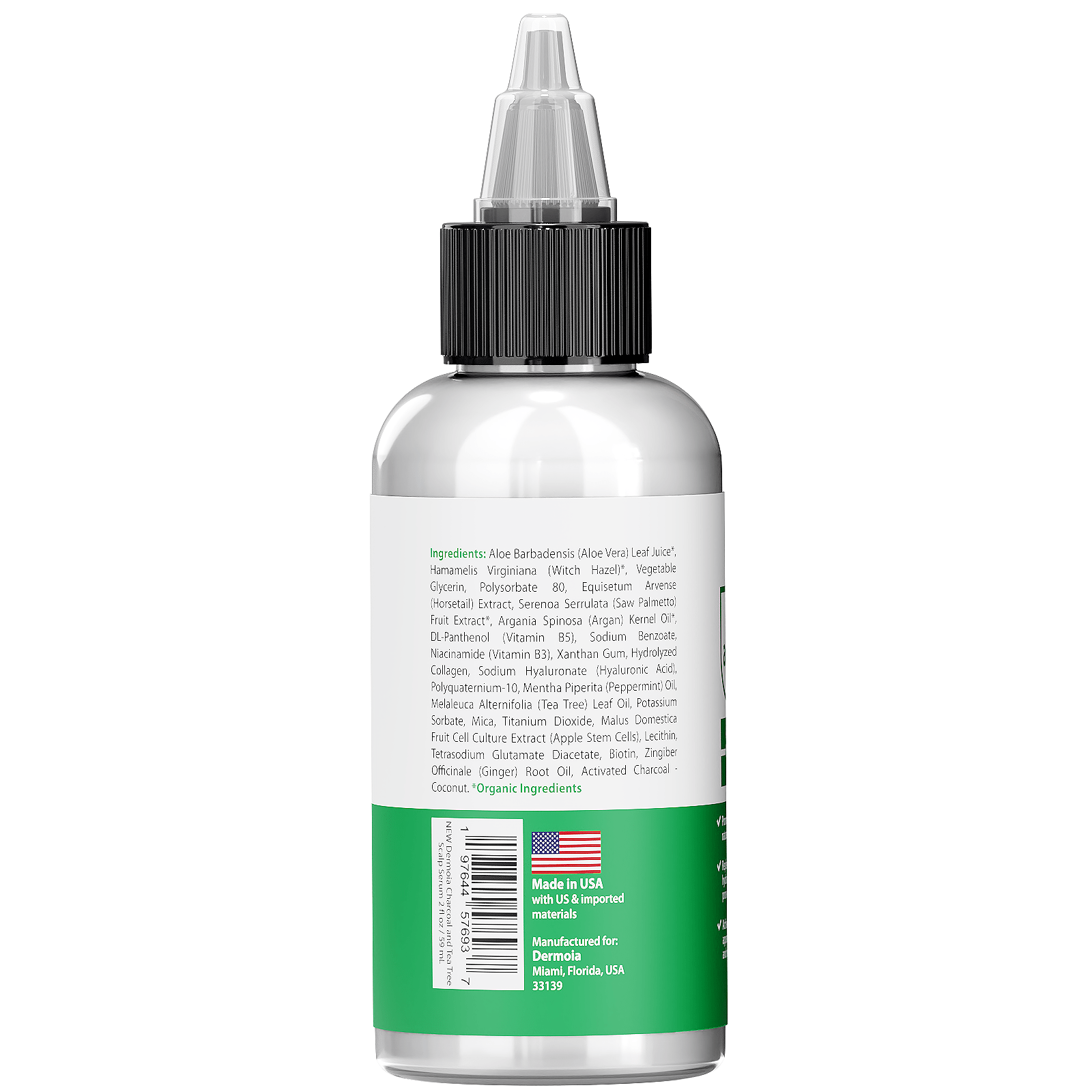 Charcoal + Tea Tree Scalp Serum